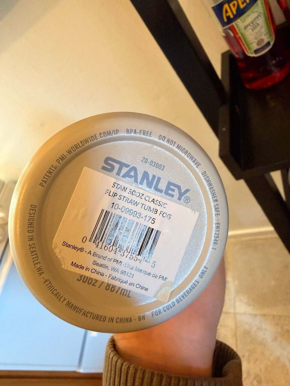Stanley 30oz IceFlow Flip Straw Tumbler in Fog Blue - Picture 3 of 3